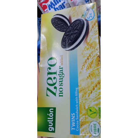 GULLON ZERO SANDWICH AU CACAO TWINS