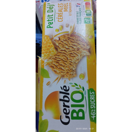 GERBLÉ BIO  -46% SUGAR